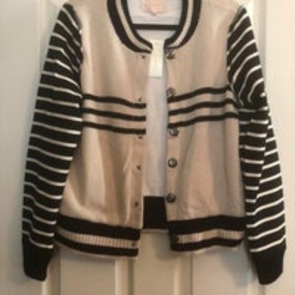 Skies Are Blue Varsity Style Jacket L - Picture 1 of 2